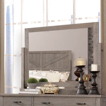 Furniture Of America Brenna Transitional Gray Mirror Model CM7435GY-M