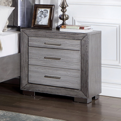Furniture Of America Raiden Transitional Gray Night Stand Model CM7468GY-N
