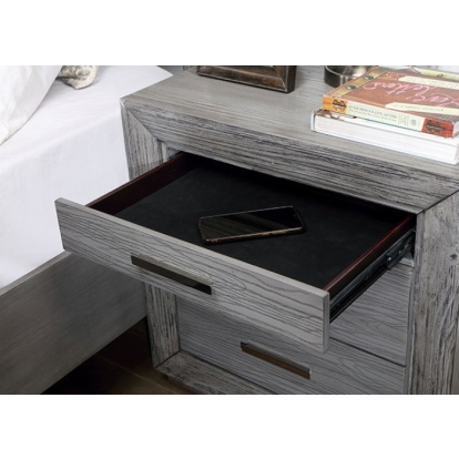 Furniture Of America Raiden Transitional Gray Night Stand Model CM7468GY-N