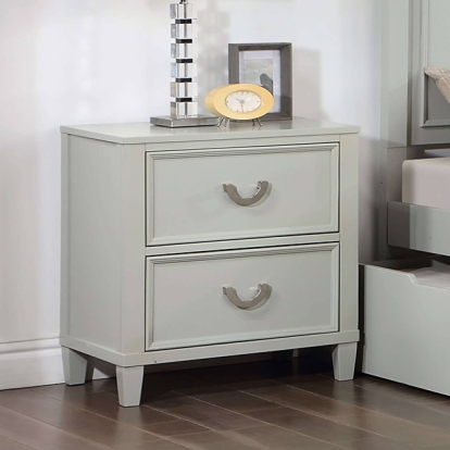 Furniture Of America Lycorida Transitional Gray Night Stand Model CM7477GY-N