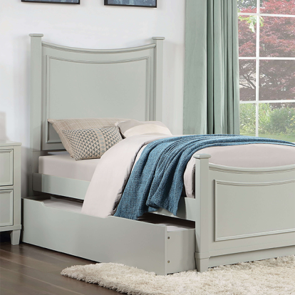 Furniture Of America Lycorida Transitional Gray Bed Model CM7477GY-Twin Bed