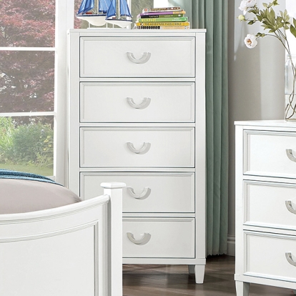 Furniture Of America Lycoris Transitional White Chest Model CM7477WH-C