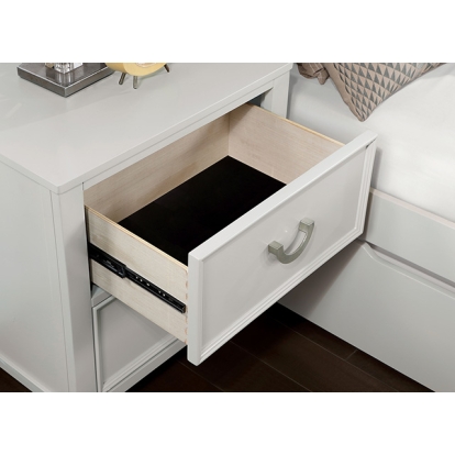 Furniture Of America Lycoris Transitional White Nightstand Model CM7477WH-N