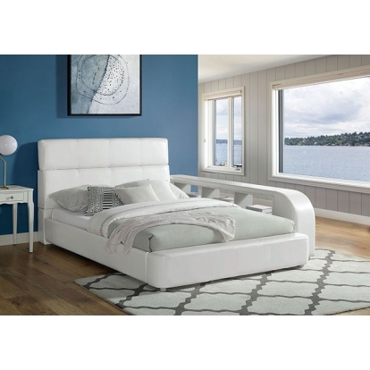 Furniture Of America Vodice Contemporary White Bed Model CM7513-Twin Bed