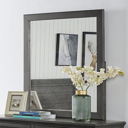 Furniture Of America Brogan Transitional Gray Mirror Model CM7517GY-M