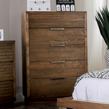 Furniture Of America Tolna Rustic Walnut Chest Model CM7532C