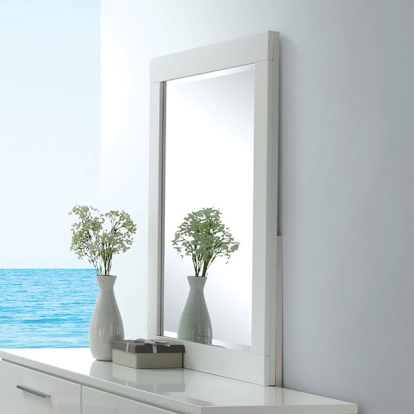 Furniture Of America Christie Contemporary White Mirror Model CM7550M