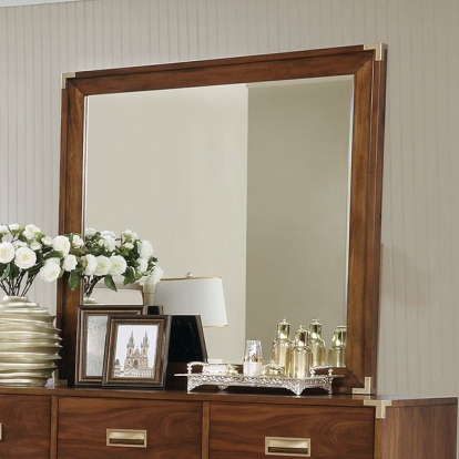 Furniture Of America Tychus Transitional Dark Oak Mirror Model CM7559M
