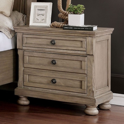 Furniture Of America Wells Transitional Gray Night Stand Model CM7568N