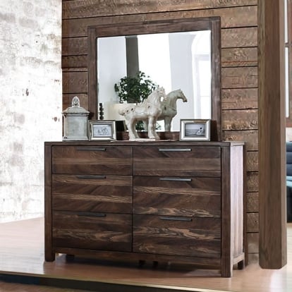 Furniture Of America Hankinson Rustic Rustic Natural Tone Dresser Model CM7576D