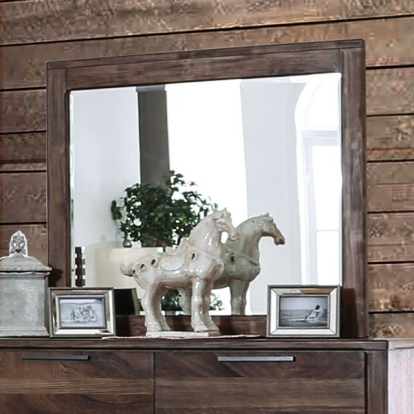 Furniture Of America Hankinson Rustic Rustic Natural Tone Mirror Model CM7576M