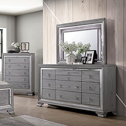 Furniture Of America Alanis Contemporary Light Gray Dresser Model CM7579D