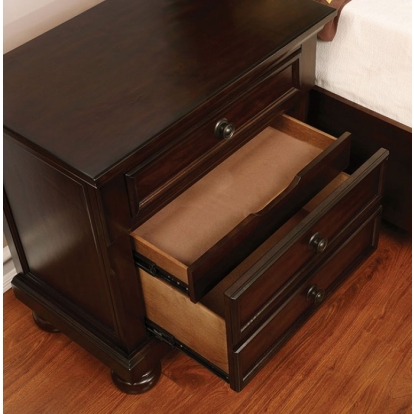 Furniture Of America Castor Transitional Brown Cherry Night Stand Model CM7590CH-N