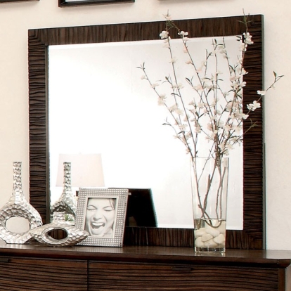 Furniture Of America Bisbee Contemporary Cognac Mirror Model CM7607M