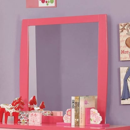 Furniture Of America Marlee Transitional Pink Mirror Model CM7651PK-M
