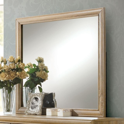 Furniture Of America Renee Contemporary Natural Mirror Model CM7660M