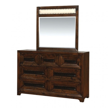 Furniture Of America Orlaith Transitional Walnut Mirror Model CM7697M