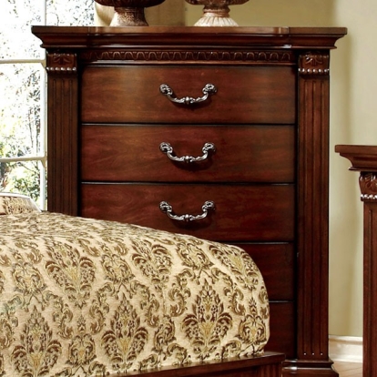 Furniture Of America Grandom Traditional Cherry Chest Model CM7736C