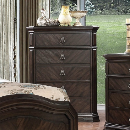 Furniture Of America Calliope Traditional Espresso Chest Model CM7751C