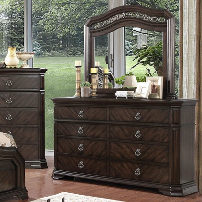 Furniture Of America Calliope Traditional Espresso Dresser Model CM7751D