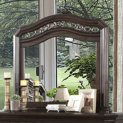 Furniture Of America Calliope Traditional Espresso Mirror Model CM7751M