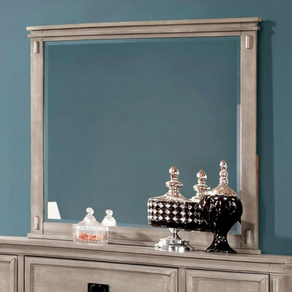 Furniture Of America Palomino Transitional Rustic Natural Tone Mirror Model CM7777M