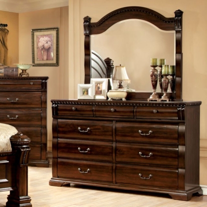 Furniture Of America Burleigh Transitional Cherry Dresser Model CM7791D