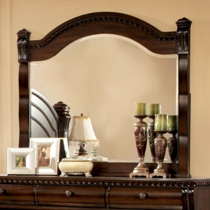 Furniture Of America Burleigh Transitional Cherry Mirror Model CM7791M
