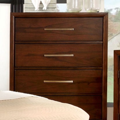 Furniture Of America Snyder Mid-Century Modern Brown Cherry Chest Model CM7792C