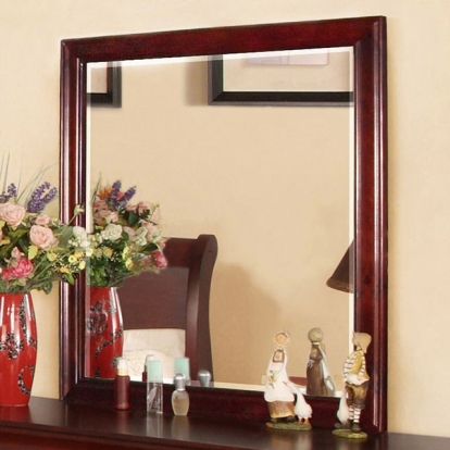 Furniture Of America Laurelle Transitional Cherry Mirror Model CM7815M
