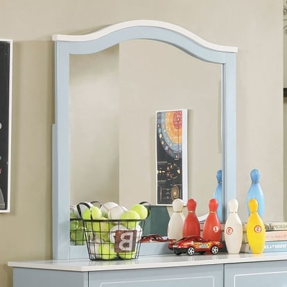 Furniture Of America Deana Contemporary Blue/White Mirror Model CM7851M