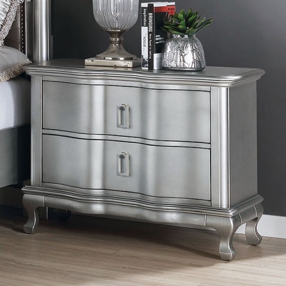 Furniture Of America Aalok Glam Silver Night Stand Model CM7864N