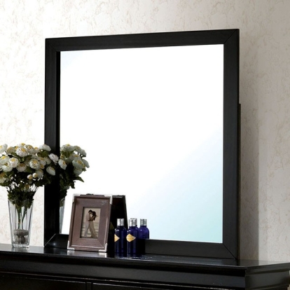 Furniture Of America Louis Philippe Transitional Black Mirror Model CM7866BK-M