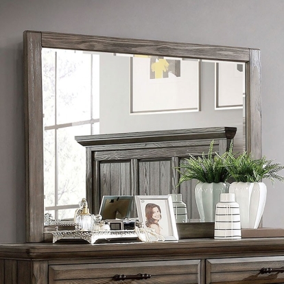 Furniture Of America Amarillo Transitional Light Walnut Mirror Model CM7896M