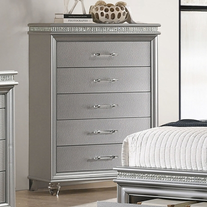 Furniture Of America Maddie Contemporary Silver Chest Model CM7899SV-C