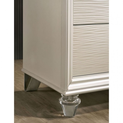 Furniture Of America Allie Contemporary Pearl White Dresser Model CM7901D