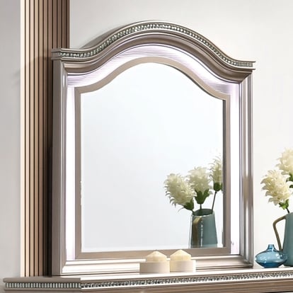Furniture Of America Allie Contemporary Rose Gold Mirror Model CM7901RG-M