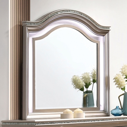 Furniture Of America Allie Contemporary Rose Gold Mirror Model CM7901RG-M