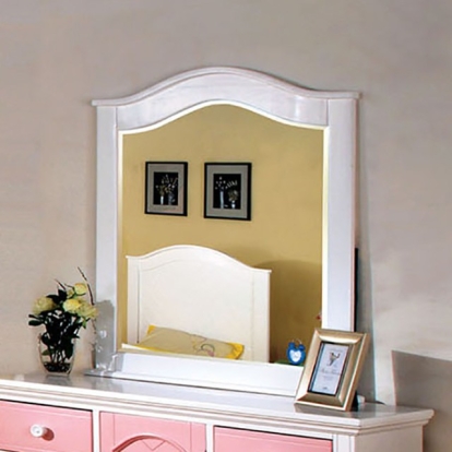 Furniture Of America Aila Transitional Pink/White Mirror Model CM7916PW-M