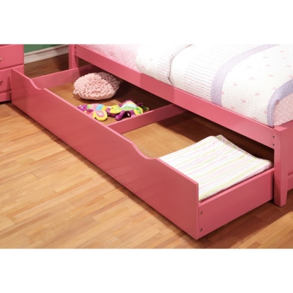 Furniture Of America Prismo Transitional Pink Trundle Model CM7941PK-TR