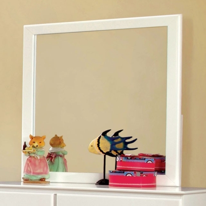 Furniture Of America Prismo Transitional White Mirror Model CM7941WH-M