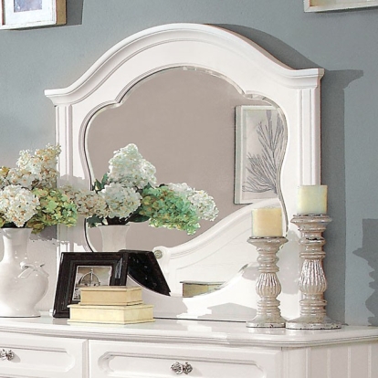 Furniture Of America Osteria Transitional White Mirror Model CM7956M