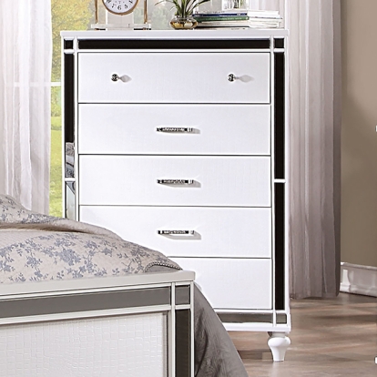Furniture Of America Brachium Contemporary White Chest Model CM7977WH-C