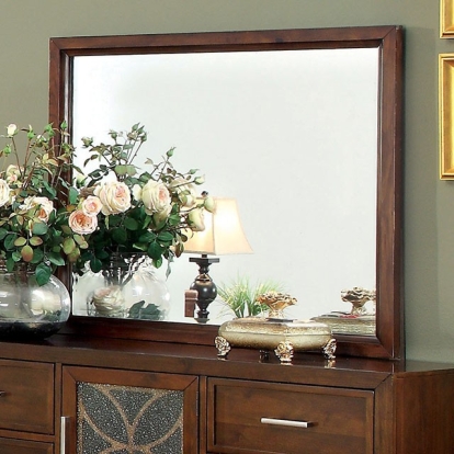 Furniture Of America Drexel Transitional Brown Cherry Mirror Model CM7982M