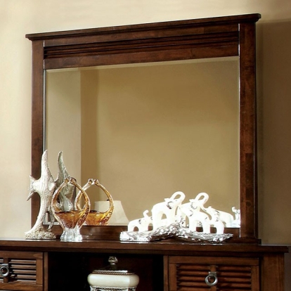 Furniture Of America Davan Transitional Brown Cherry Mirror Model CM7984M