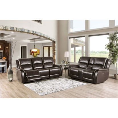 Furniture Of America Gorgius Transitional Espresso Power Loveseat Model CM9910ES-LV-PM-PK