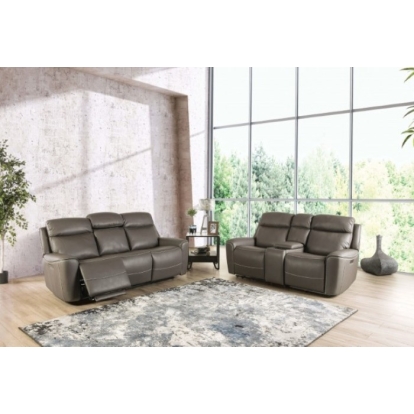 Furniture Of America Artemia Transitional Gray Power Loveseat Model CM9922GY-LV-PM-PK