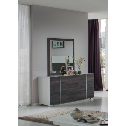 Nova Domus Corrado Italian Modern Grey Mirror Grey Mirror 72071 VGACCORRADO-MIR