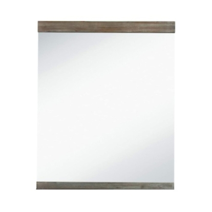LA Furniture Daisy Mid-Century Dark Acacia Mirror VGWDKYOTO-MIR Contemporary Style by Vig Furnitrue Number 77665 Catch Home Goods