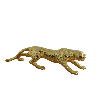 Modrest Jaguar Gold Mirror Sculpture 24" Other Sculpture 74854 VGTHDD-155-GLDM